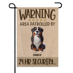Fearless Pet Guard Flag - Personalized pet customization flags - Gifts For Family,Pet Lovers,Pet Owners