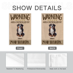 Fearless Pet Guard Flag - Personalized pet customization flags - Gifts For Family,Pet Lovers,Pet Owners