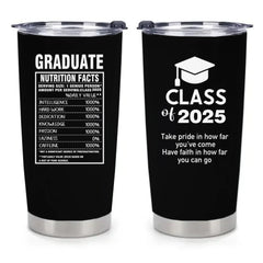 Customized Thermos Cup for Graduation Season - Personalized Name-themed Fun Advertising Text Thermos Cup - A Commemorative Gift For Family,Friend,BFF,Graduate