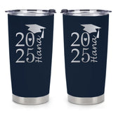 Customized Graduation Season Thermos Cup - Personalized 2025 Graduation Logo Commemorative Thermos Cup - A Commemorative Gift For Family,Friend,BFF,Graduate