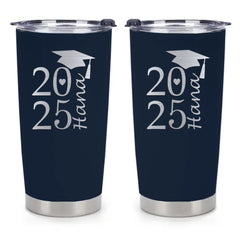 Customized Graduation Season Thermos Cup - Personalized 2025 Graduation Logo Commemorative Thermos Cup - A Commemorative Gift For Family,Friend,BFF,Graduate