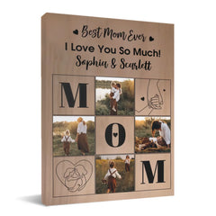 Best Parent Ever - Personalized Family Photo Wall Decorations - Gift for Mom,Dad,Family