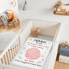 Personalized Baby Blessing Blanket - Custom Keepsake Gift for Newborns & Families
