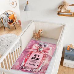 No1 Mom Ever - Personalized Mother Blanket,Mother's Day gift