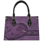 Grandma's Little Sweethearts - Birthday, Loving Gift For Grandmother, Mother, Mom - Personalized Leather Bag