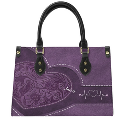 Grandma's Little Sweethearts - Birthday, Loving Gift For Grandmother, Mother, Mom - Personalized Leather Bag