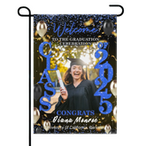 Graduation Welcome Flag – Custom Grad Party Decor – Celebrate Our Grads