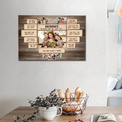 Why We Love You Canvas Print - Best Photo Decoration for Mom