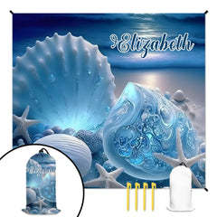 沙滩垫袋子一体1