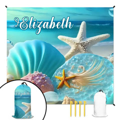 沙滩垫袋子一体1