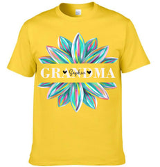 Comfort Colors® Grandma Flower Color Trend Shirt, Gift For Grandma T-Shirt