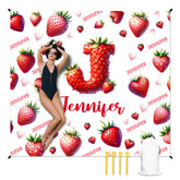 人物沙滩垫无纹理样机 2