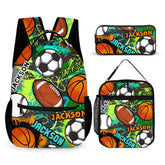 Cool Sports Game Name Customized Backpacks Sports Themed Backpacks