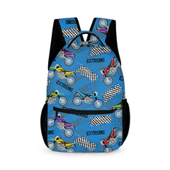 Motorcycle Racing - Personalized Name Backpack