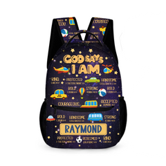 God Says I Am - Personalized Backpack - Back-to-school Gift