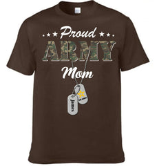 Proud Army Mom Personalized Army Mom Shirt, Military Family Member Shirt, Military Graduation Shirt