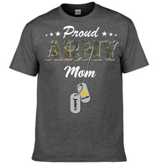 Proud Army Mom Personalized Army Mom Shirt, Military Family Member Shirt, Military Graduation Shirt