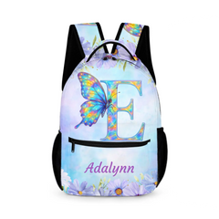 Colorful Butterfly Girl'S School Bag - The Perfect Gift For Your Daughter Or Granddaughter During The School Season!