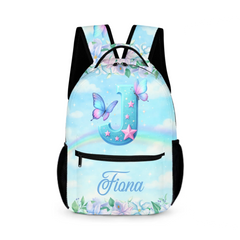 Colorful Butterfly Girl'S School Bag - The Perfect Gift For Your Daughter Or Granddaughter During The School Season!