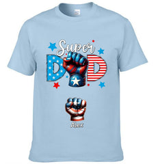 Super Dad - Personalized t-shirt For Dad,Gift For Dad
