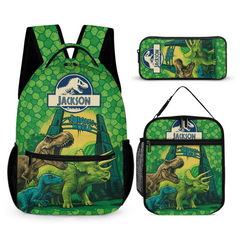 Jurassic World Name Custom Boys' Backpack - A Back-To-School Gift For Children Who Love Dinosaurs