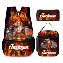 Little Firefighter | Firefighting Dream - Personalized Backpack