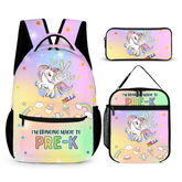 Bringing Magic To School - Personalized Name Customized Girl'S School Bag - A Great Start To The School Year For Your Child!