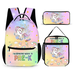 Bringing Magic To School - Personalized Name Customized Girl'S School Bag - A Great Start To The School Year For Your Child!