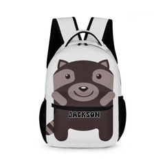 Personalized Custom Name Animal Backpack - Personalized School Season Gifts for Kids Who Love Critters