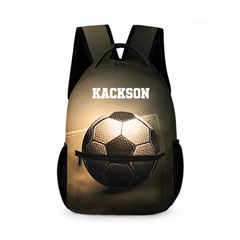 Name Custom Football Glow-in-the-Dark 3D Printed School Backpack - Opening Season Gift for Kids Who Love Football