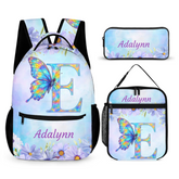 Colorful Butterfly Girl'S School Bag - The Perfect Gift For Your Daughter Or Granddaughter During The School Season!