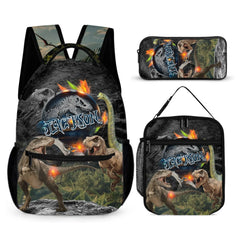 Jurassic Era Personalized Name Customized Kids Backpacks - School Season Gifts for Kids