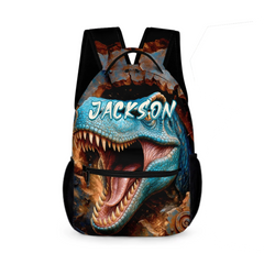 Realistic Style Large Dinosaur Custom Backpack - Gift for Back-to-School Season