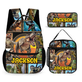 Jurassic Dinosaur Custom Backpack - School Season Gift
