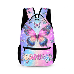 Cherished Butterfly Customized Backpack - Go-to-school Season Gift