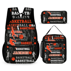 🏀Basketball-themed Custom Backpack - Personalized Name - Gifts For Basketball Lovers