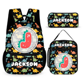 Children's Style Multi-element Customized Backpack - Personalized Name - School Season Gift