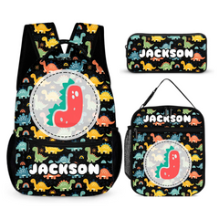 Children's Style Multi-element Customized Backpack - Personalized Name - School Season Gift