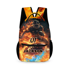 Cool Personalized Name Custom Flaming Balls Order - Opening Season Gift for Kids