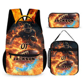 Cool Personalized Name Custom Flaming Balls Order - Opening Season Gift for Kids