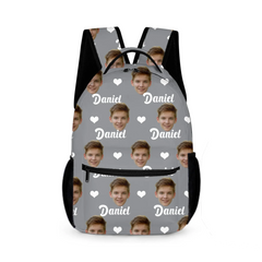 Customized Boys Backpacks Personalized with Face Prints