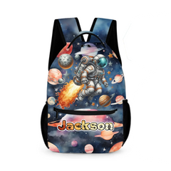 🧑🚀Customized Watercolor Cosmic Backpack - Personalized Name and Astronaut