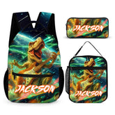 Rocking Dinosaurs Play the Guitar - Personalized Name - Dinosaur Enthusiast Gift