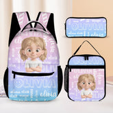 Customized Name-Engraved Backpack - Personalized Character - Gift for Children