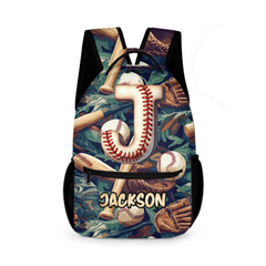 Personalized Custom Baseball Children's Backpack - A Back-to-School Gift for Kids Who Love Baseball