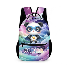 Personalized Animal Superhero Children's Backpack —Personalized Name School Bag —Back-to-School Gift