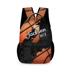 Boys Personalized Soccer Backpack - Custom Initials Custom Name School Bag - A Great Gift For Your Child For The School Season!