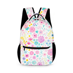Customized Flower Backpack With Personalized Names - Gifts For Little Girls In The School Season