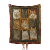 🐱Sleeping Noble Cat Blanket - Gifts For Cats Lovers