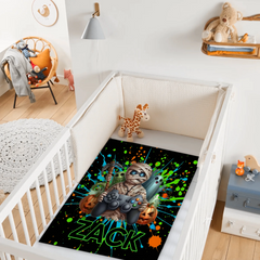 Custom Gamer Mummy Blanket - Personalized Halloween Gaming Throw Blanket - Gift for Teens